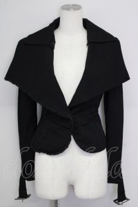 alice auaa / フリルパイピングジャケット 1 ブラック T-25-09-12-006-AA-JA-SA-ZI