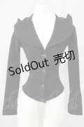 alice auaa / ワイヤー襟カーディガン 4 ブラック T-25-09-12-007-AA-TO-SA-ZI