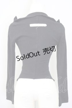 画像2: alice auaa / ワイヤー襟カーディガン 4 ブラック T-25-09-12-007-AA-TO-SA-ZI