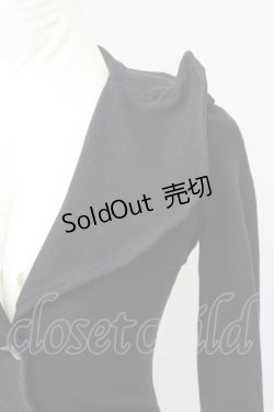 画像4: alice auaa / ワイヤー襟カーディガン 4 ブラック T-25-09-12-007-AA-TO-SA-ZI