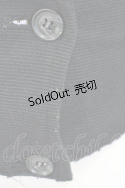 画像8: alice auaa / ワイヤー襟カーディガン 4 ブラック T-25-09-12-007-AA-TO-SA-ZI