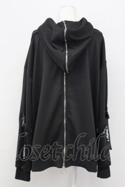 画像2: Amilige / ロゴグラデーションパーカー  黒Ｘ紫 T-25-09-12-010-PU-TO-SA-ZT