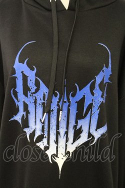 画像4: Amilige / ロゴグラデーションパーカー  黒X紫 T-25-09-12-010-PU-TO-SA-ZI