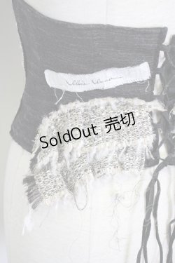 画像3: alice auaa / ツイードフリルショートコルセット 3 ブラック T-25-09-12-002-AA-TO-SA-ZI