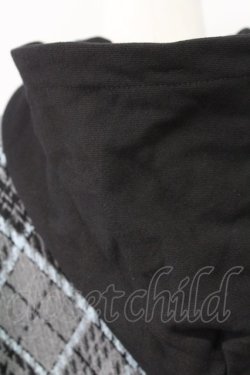 画像3: TRAVAS TOKYO / フード付きチェックシャツ  グレーチェック T-25-09-12-012-PU-BL-SA-ZI