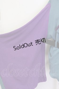 画像5: Favorite / 女花魁帯とベルトがセットになったプルオーバー和袖パーカー  青x紫 T-25-09-12-014-LO-TO-SA-ZI