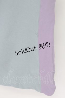 画像6: Favorite / 女花魁帯とベルトがセットになったプルオーバー和袖パーカー  青x紫 T-25-09-12-014-LO-TO-SA-ZI