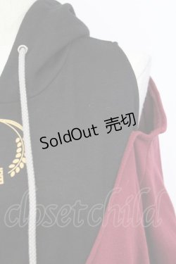 画像3: IRO+IRO / 〜呑めや唄えや〜宵酔い和袖パーカー  黒Ｘ赤 T-25-09-12-015-LO-TO-SA-ZI