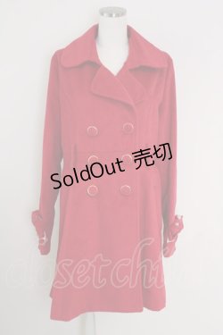 画像1: DearMyLove / ダブルボタンコート  赤 T-25-09-14-019-EL-CO-SA-ZI