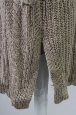 画像3: axes femme / グラデーションニットワンピース  アイボリーXブラウン T-25-09-14-007-AX-OP-SA-ZI