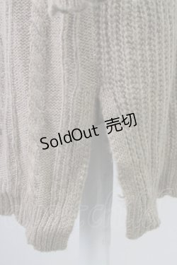 画像3: axes femme / グラデーションニットワンピース  アイボリーＸブラウン T-25-09-14-007-AX-OP-SA-ZI