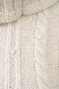 画像5: axes femme / グラデーションニットワンピース  アイボリーXブラウン T-25-09-14-007-AX-OP-SA-ZI