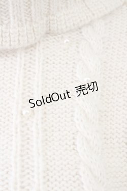 画像5: axes femme / グラデーションニットワンピース  アイボリーＸブラウン T-25-09-14-007-AX-OP-SA-ZI