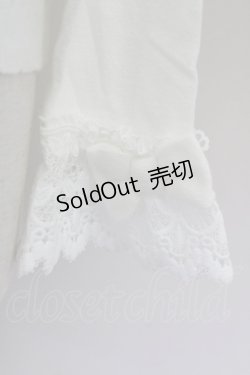 画像4: axes femme kawaii / レーシーフリルニットプル M 白 T-25-09-14-001-AX-TO-SA-ZI