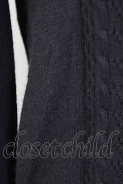 画像4: axes femme / ボウタイブロッキング風ニット M 黒Ｘ白 T-25-09-14-008-AX-TO-SA-ZT