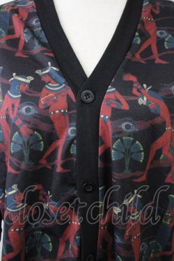 画像4: Drug Honey / エジプト柄カーディガン  黒Ｘブラウン T-25-09-14-009-PU-TO-SA-ZT