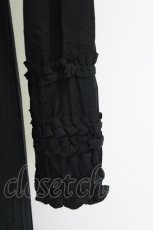 画像3: PINK HOUSE / フリルハイネックワンピース  ブラック T-25-09-14-010-LO-OP-SA-ZI (3)