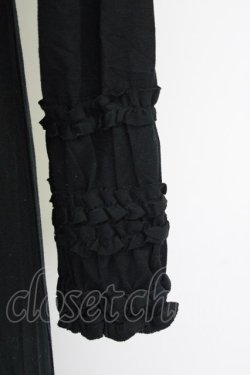 画像3: PINK HOUSE / フリルハイネックワンピース  ブラック T-25-09-14-010-LO-OP-SA-ZI