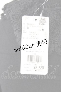 画像5: axes femme kawaii / レーシーフリルニットプル M 黒 T-25-09-14-012-AX-TO-SA-ZI