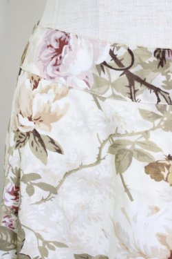 画像5: INGEBORG / 薔薇柄フレアスカート  アイボリー T-25-09-14-015-LO-SK-SA-ZI