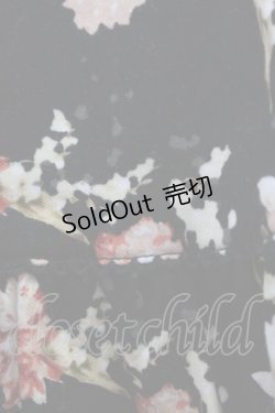 画像5: PINK HOUSE / オールドローズブーケカットスカート  黒Xピンク T-25-09-14-016-LO-SK-SA-ZI