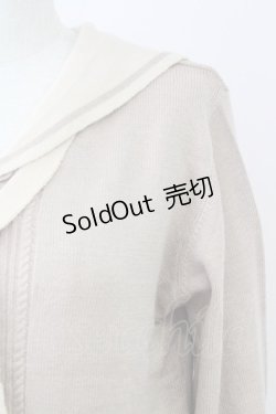 画像3: axes femme / セーラーカラーニット M ベージュ T-25-09-14-002-AX-TO-SA-ZI