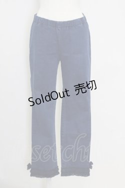 画像1: PINK HOUSE / 裾2段フリル&リボンデニムパンツ  インディゴ T-25-09-14-018-LO-PA-SA-ZI