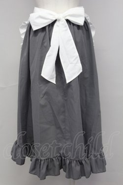 画像2: Cherirulu Chocola / MYフリルスカート+エプロン L ブラック T-25-09-15-021-LO-SK-SA-ZT