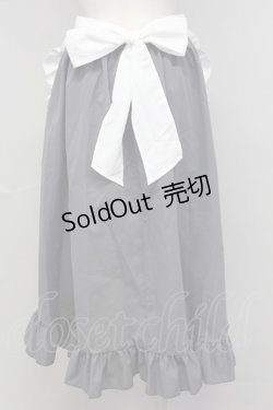 画像2: Cherirulu Chocola / MYフリルスカート+エプロン L ブラック T-25-09-15-021-LO-SK-SA-ZI