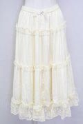 m petit by misako / サテンキリカエペチスカート L アイボリー T-25-09-15-023-LO-SK-SA-ZT