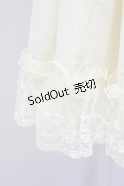 画像4: m petit by misako / サテンキリカエペチスカート L アイボリー T-25-09-15-023-LO-SK-SA-ZI