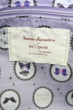 画像5: m petit by misako / サンリオキャラクターズコラボ クロミ リボントート  濃黒 T-25-09-15-032-LO-BG-SA-ZT