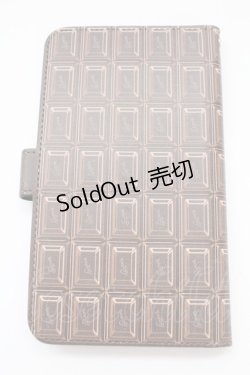 画像2: Q-pot. / チョコレートマルチスマートフォンケース(多機種対応)  ブラウン T-25-09-15-035-QP-ZA-SA-ZI