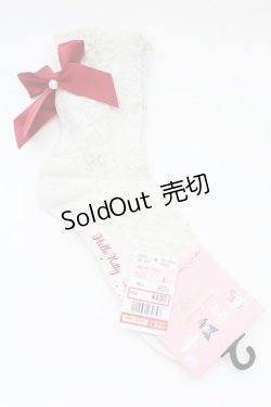 画像1: m petit by misako / AMCSキティフロート  白X赤 T-25-09-15-037-LO-ZA-SA-ZI