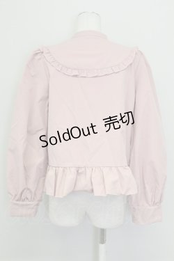 画像2: FLC / 皆方由衣コラボペプラムブラウス LL ピンク T-25-09-15-004-LO-BL-SA-ZI