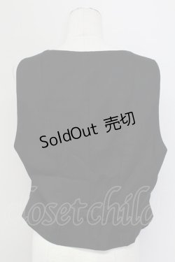 画像2: 森林衣樹 / ダブルボタンベスト XL 黒 T-25-09-15-005-LO-TO-SA-ZI