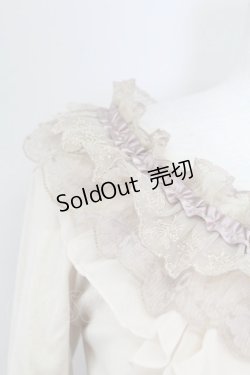 画像3: axes femme / バラモチーフ付エレガントプルオーバー  アイボリー T-25-09-15-001-AX-TO-SA-ZI