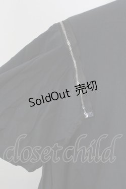 画像3: Drug Honey / 肩ZIPブラウス  黒Xシルバー T-25-09-15-008-PU-BL-SA-ZI