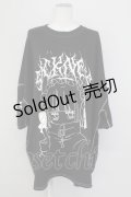VOLAN&APHRODITE / AZ BIG TEE  黒Ｘ白 T-25-09-15-009-PU-TO-SA-ZT