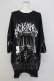画像1: VOLAN&APHRODITE / AZ BIG TEE  黒Ｘ白 T-25-09-15-009-PU-TO-SA-ZT (1)