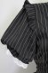 画像3: Pal elfy / ストライプセットアップ  黒Ｘ白 T-25-09-15-011-PU-OP-SA-ZT (3)