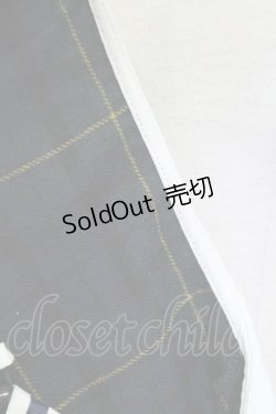 画像8: Amavel / リボンブローチ付きセーラー襟チェックワンピース  グリーンXネイビー T-25-09-15-013-CA-OP-SA-ZI