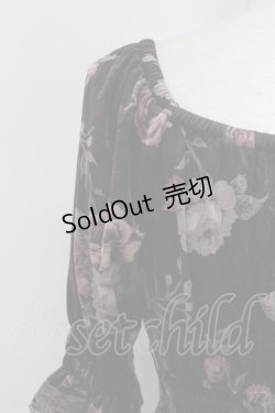 画像3: L'EST ROSE / 薔薇ptベロアワンピース 2 ブラウン T-25-09-15-016-LO-OP-SA-ZI