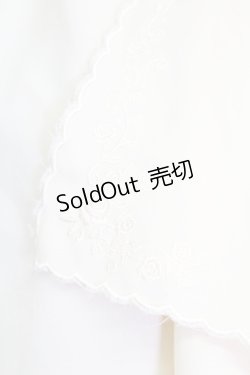 画像4: axes femme / バラ刺繍ラッフルフリルブラウス  アイボリー T-25-09-15-002-AX-BL-SA-ZI