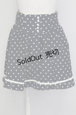 画像1: F i.n.t / ドットミニスカパン  ネイビーX白 T-25-09-15-019-CA-PA-SA-ZI