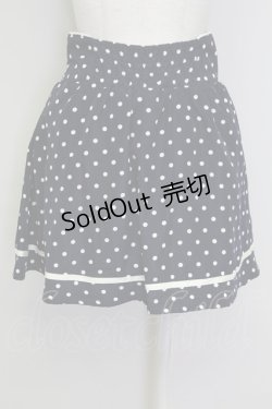 画像2: F i.n.t / ドットミニスカパン  ネイビーX白 T-25-09-15-019-CA-PA-SA-ZI