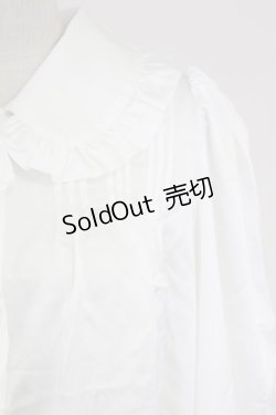 画像4: axes femme POETIQUE / フリル襟ブラウス M 生成り T-25-09-21-002-AX-BL-SA-ZI