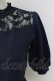 画像3: axes femme / レース刺繍ニットPO M 紺 T-25-09-21-016-AX-TO-SA-ZT