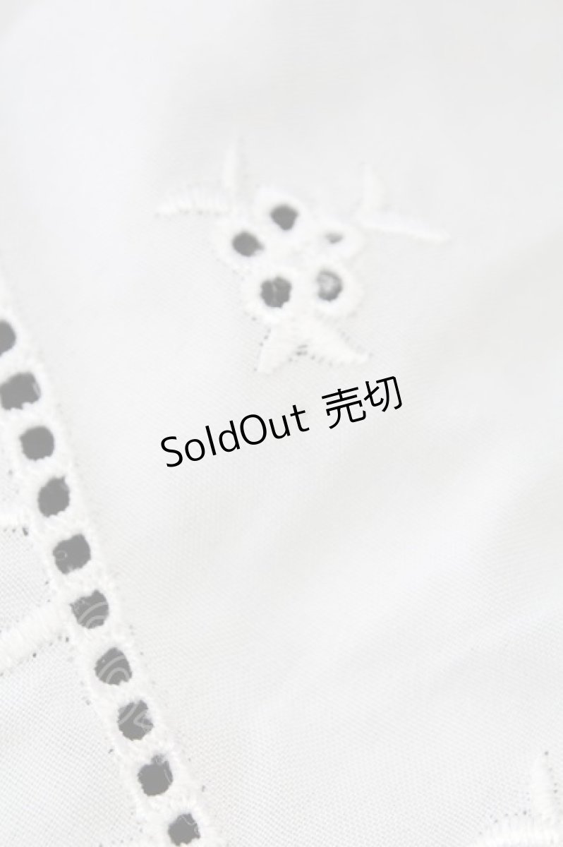 画像5: 【SALE】axes femme POETIQUE / レース襟ブラウス M 黒Ｘ白 T-25-09-21-017-AX-BL-SA-ZH (5)