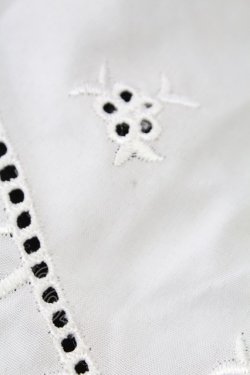 画像5: axes femme POETIQUE / レース襟ブラウス M 黒Ｘ白 T-25-09-21-017-AX-BL-SA-ZI